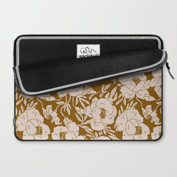 INDRA POPPY OCHRE Laptop Sleeve Gallery Image 2