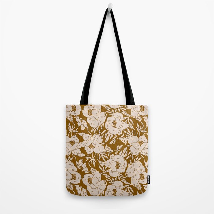 INDRA POPPY OCHRE Tote Bag Gallery Image 2