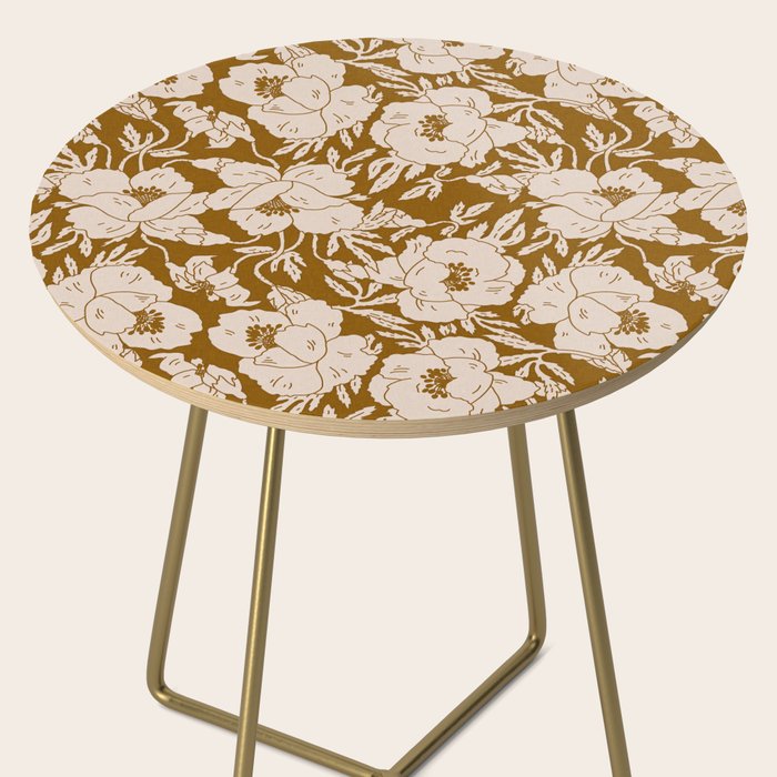 INDRA POPPY OCHRE Side Table Gallery Image 2