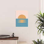 Sunrise Geometric - Midcentury Style Poster Gallery Image 2
