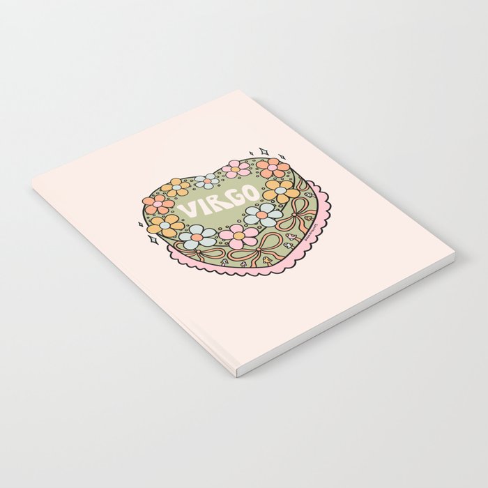 Virgo Heart Cake Notebook Gallery Image 2