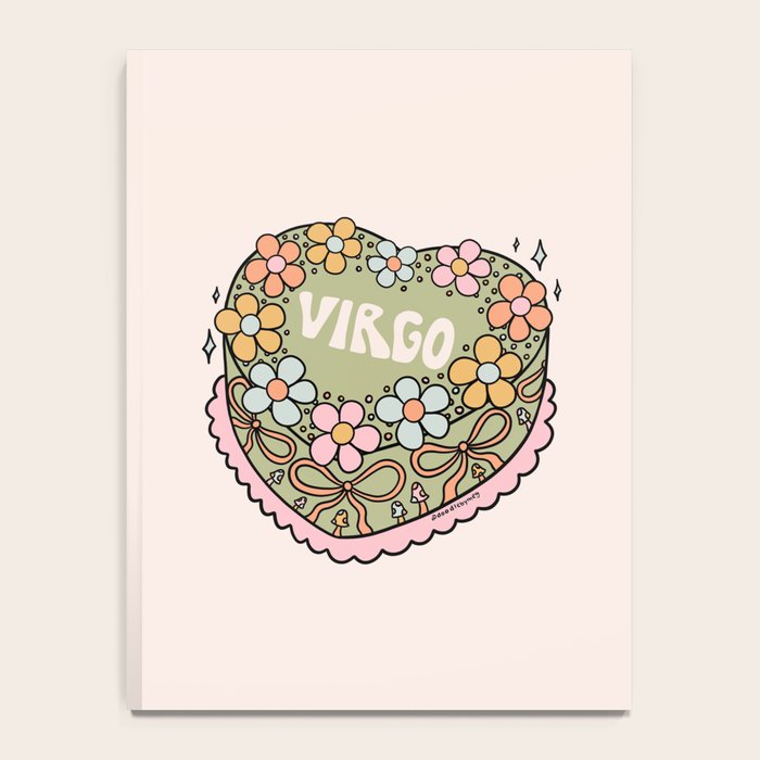 Virgo Heart Cake Notebook Gallery Image 4