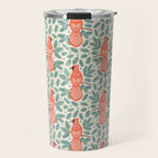 Cardinal Bird and Pine Branches Travel Mug Gallery Image 1
