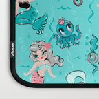 Babydoll Mermaids on Aqua Laptop Sleeve Gallery Image 3