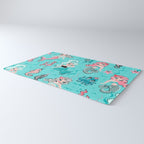 Babydoll Mermaids on Aqua Rug Gallery Image 3