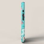 Babydoll Mermaids on Aqua iPhone Case Gallery Image 2