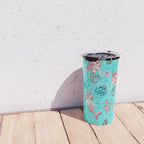 Babydoll Mermaids on Aqua Travel Mug Gallery Image 4