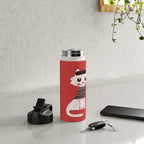 Mark the cat goes to Paris Water Bottle Gallery Image 5