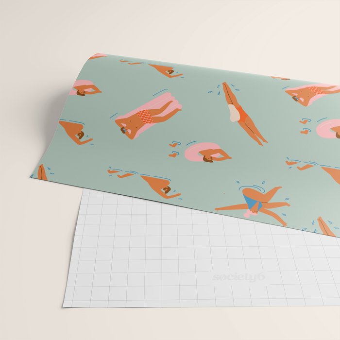 Pool Wrapping Paper Gallery Image 2