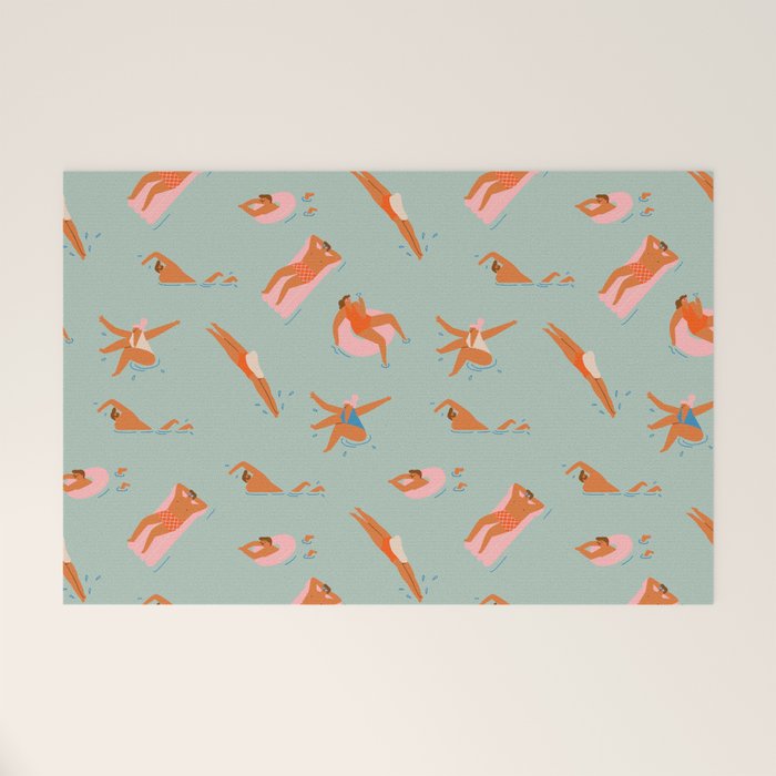 Pool Welcome Mat Gallery Image 1