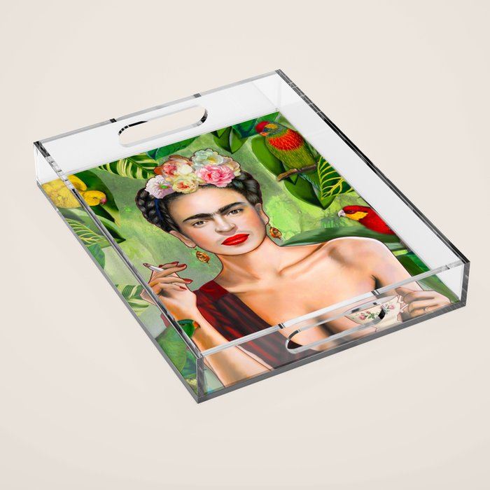 Frida con Amigos Acrylic Tray Gallery Image 1