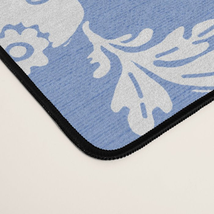 Vintage Style Chintz Florals On Blue Desk Mat Gallery Image 4