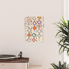 Traditional Vintage Moroccan Berber rug Poster Gallery Image 2