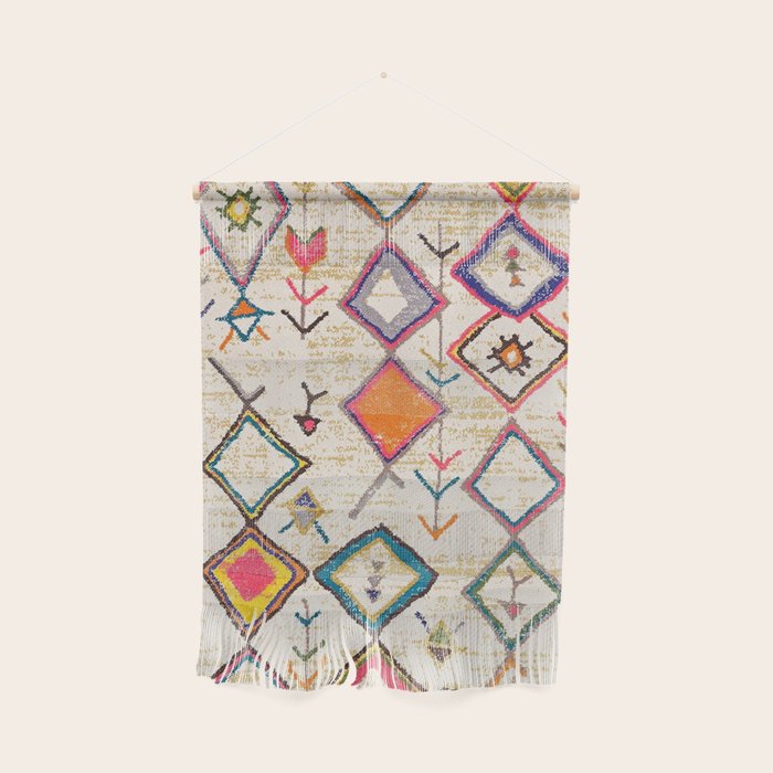 Traditional Vintage Moroccan Berber rug Wall Hanging Gallery Image 1