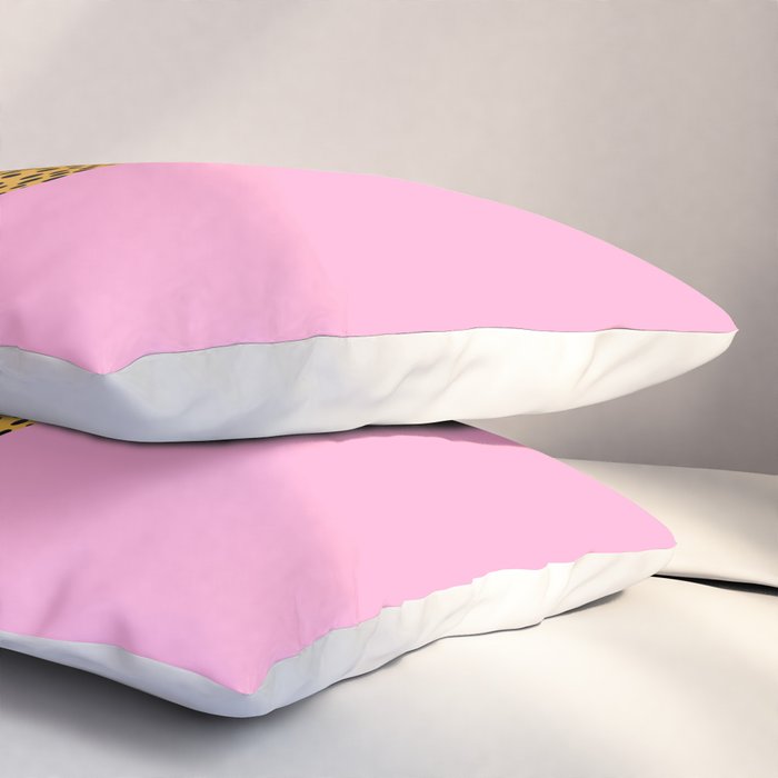Fierce in Pink  Pillow Sham Gallery Image 3