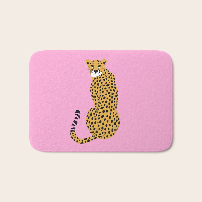 Fierce in Pink  Bath Mat Gallery Image 1