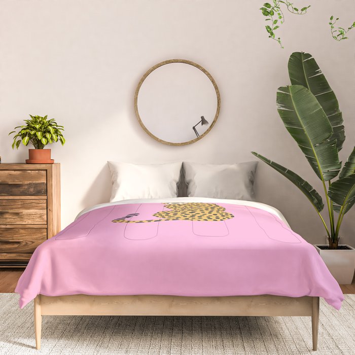 Fierce in Pink  Comforter Gallery Image 3