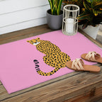 Fierce in Pink  Outdoor Rug Gallery Image 2