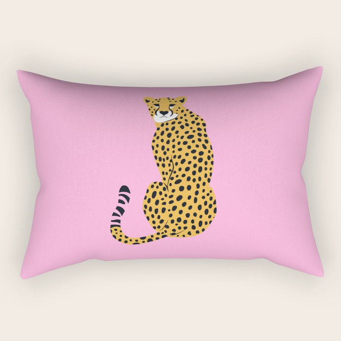 Fierce in Pink  Rectangular Pillow Gallery Image 2