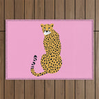 Fierce in Pink  Outdoor Rug Gallery Image 1