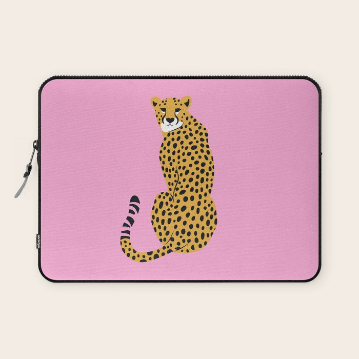 Fierce in Pink  Laptop Sleeve Gallery Image 1