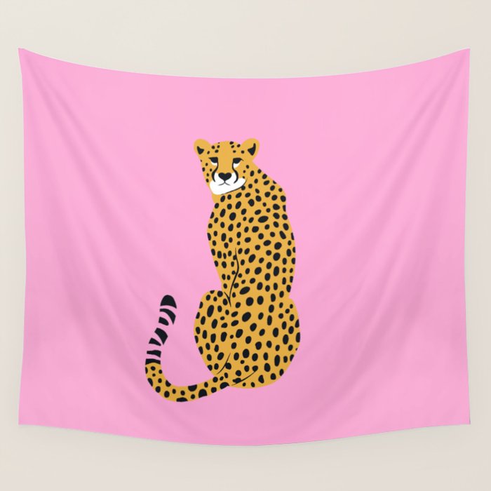 Fierce in Pink  Wall Tapestry Gallery Image 4