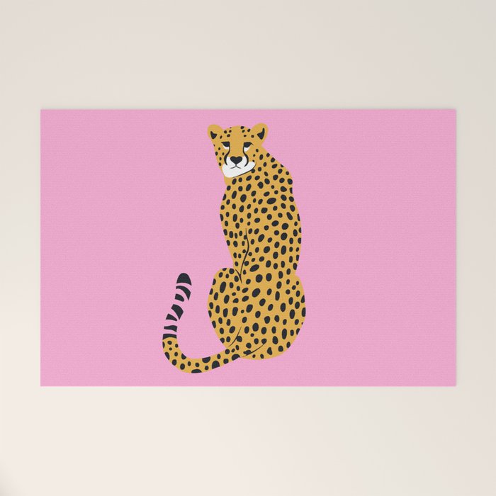 Fierce in Pink  Welcome Mat Gallery Image 1