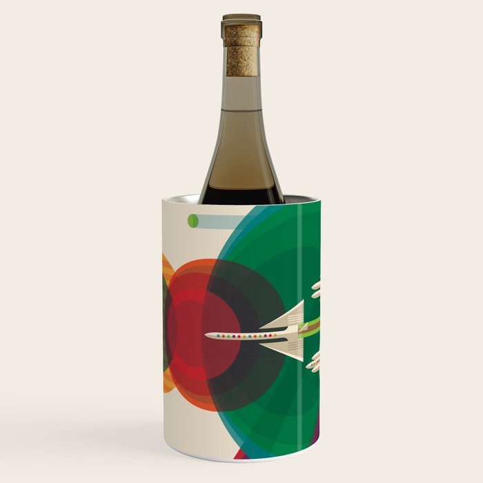 NASA Retro Space Travel Poster The Grand Tour Wine Chiller Gallery Image 2