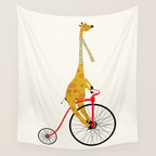 the high wheeler Wall Tapestry Gallery Image 4