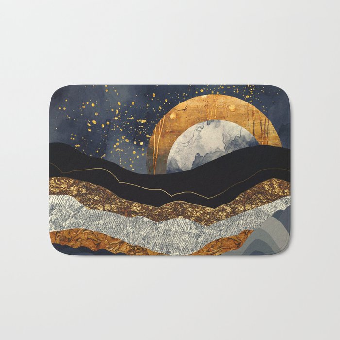 Metallic Mountains Bath Mat Gallery Image 1