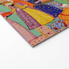  Karkhi, porter at the tomb of Imam Riza, being honoured Islamic Antique Art  Welcome Mat Gallery Image 2