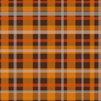 Autumn Retro 70s Plaid Pattern in Brown and Orange Coffee Mug Gallery Image 2