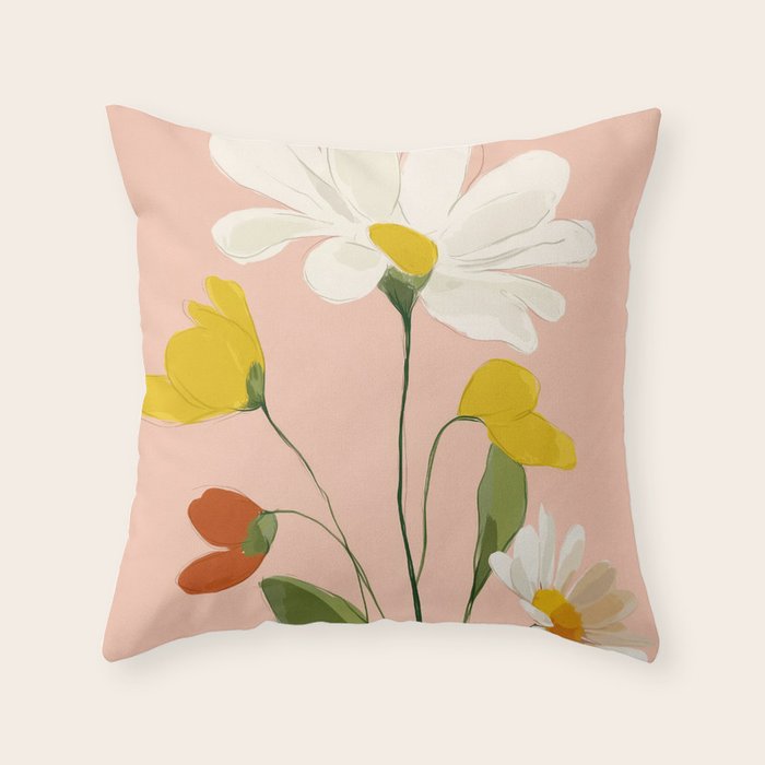 Daisy Daydream Throw Pillow Gallery Image 6