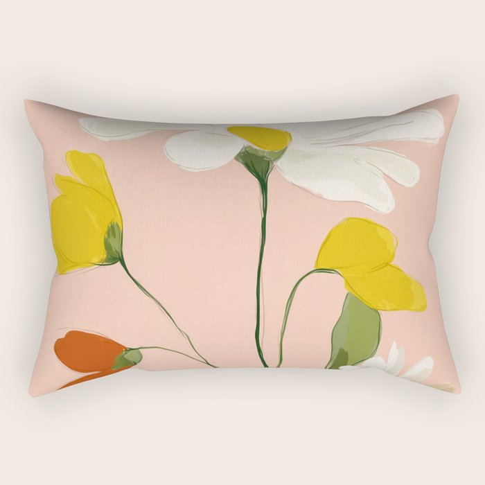 Daisy Daydream Rectangular Pillow Gallery Image 2