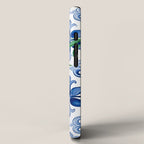 Blue tiles,mosaic,Mediterranean tiles,majolica art ,lemon ,citrus, iPhone Case Gallery Image 2