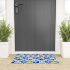 Blue tiles,mosaic,Mediterranean tiles,majolica art ,lemon ,citrus, Welcome Mat Gallery Image 3