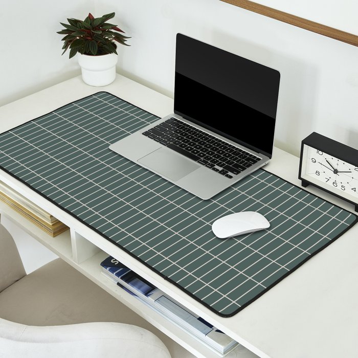 Grid Pattern XXVI Desk Mat Gallery Image 2