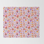Pansies Throw Blanket Gallery Image 2