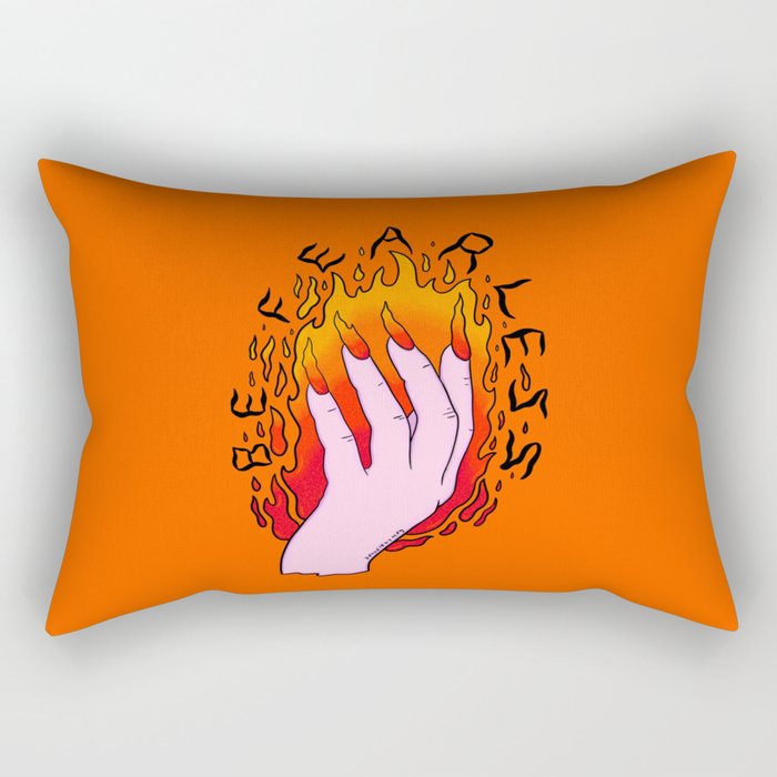 Be Fearless Rectangular Pillow Gallery Image 2