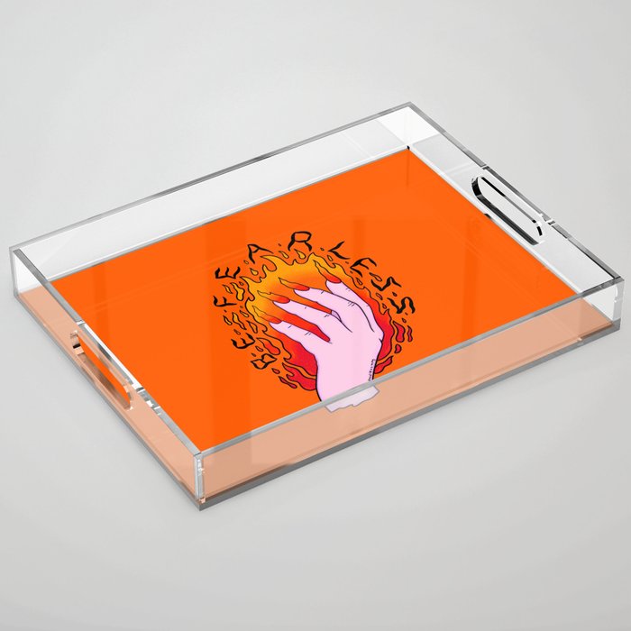 Be Fearless Acrylic Tray Gallery Image 1