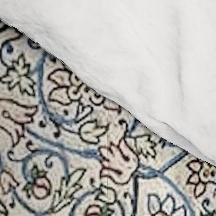 Antique Persian Cream Blue Pearl Carpet Comforter Gallery Image 4