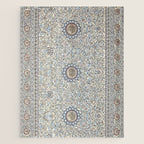 Antique Persian Cream Blue Pearl Carpet Jigsaw Puzzle Gallery Image 1