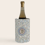 Antique Persian Cream Blue Pearl Carpet Wine Chiller Gallery Image 1