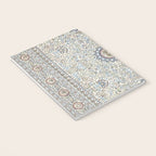 Antique Persian Cream Blue Pearl Carpet Notebook Gallery Image 3