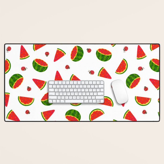 Watermelon&ladybug Desk Mat Gallery Image 1