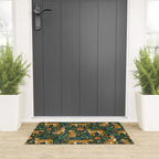 Spring Cheetah Pattern II - Lush Green Welcome Mat Gallery Image 3