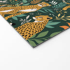 Spring Cheetah Pattern II - Lush Green Welcome Mat Gallery Image 2