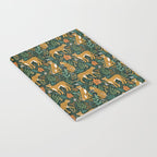 Spring Cheetah Pattern II - Lush Green Notebook Gallery Image 2