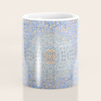 Powder Blue Lemon Antique Persian Mamluk Coffee Mug Gallery Image 4