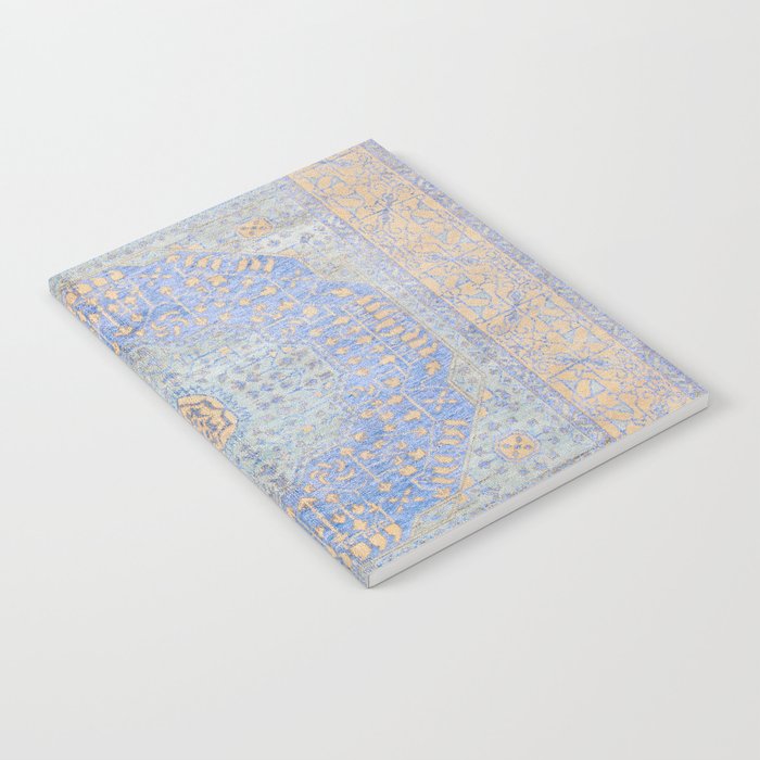 Powder Blue Lemon Antique Persian Mamluk Notebook Gallery Image 2